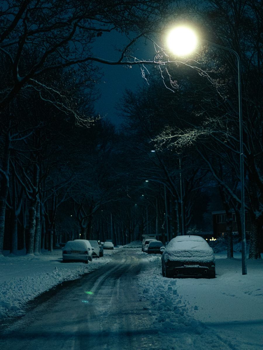 Waar de sneeuw bleef liggen